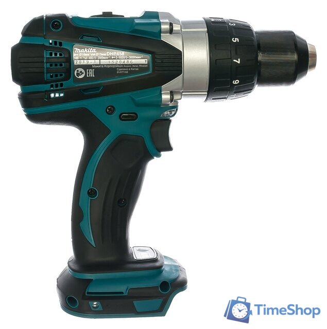Ударная дрель-шуруповерт Makita DHP458Z (без АКБ) - Изображение №2 — Интернет-магазин Time-Shop
