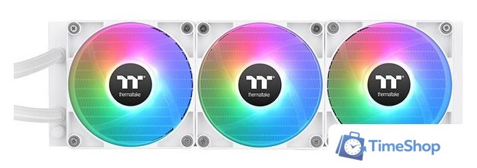 Система жидкостного охлаждения для процессора Thermaltake TH360 V2 ARGB Snow Edition CL-W365-PL12SW-A - Изображение №4 — Интернет-магазин Time-Shop