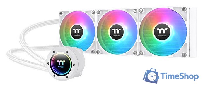 Система жидкостного охлаждения для процессора Thermaltake TH360 V2 ARGB Snow Edition CL-W365-PL12SW-A - Изображение №1 — Интернет-магазин Time-Shop