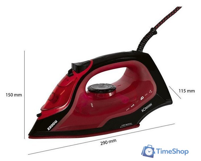 Утюг Bomann DB6035CB - Изображение №8 — Интернет-магазин Time-Shop