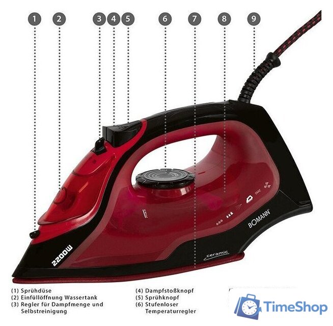 Утюг Bomann DB6035CB - Изображение №5 — Интернет-магазин Time-Shop