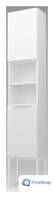  Дабер Шкаф-пенал 018 СТ18.0.1.5 (белый древесный) - Изображение №1 — Интернет-магазин Time-Shop
