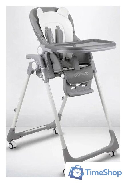 Высокий стульчик Amarobaby Allure AB23-23ALL/11 (серый) - Изображение №1 — Интернет-магазин Time-Shop