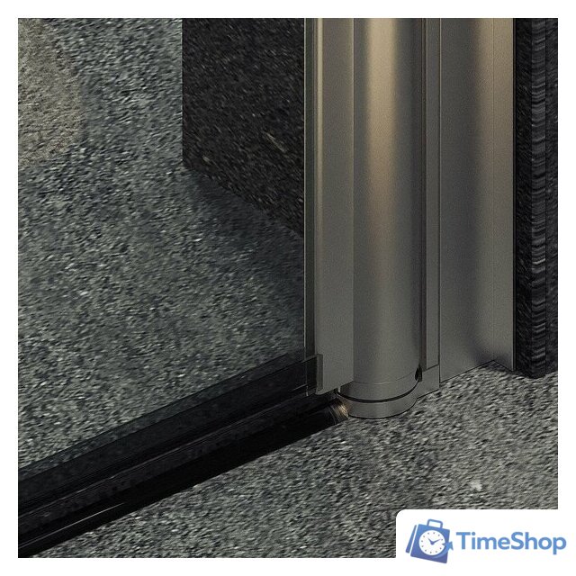 Душевая дверь MaybahGlass 198x60 MGD-797-5 (прозрачное стекло/хром матовый) - Изображение №3 — Интернет-магазин Time-Shop