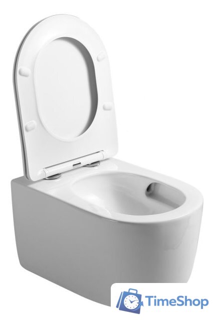 Унитаз подвесной Roxen Vortex в комплекте с инсталляцией StounFix Dual Fresh 6 в 1 968489 (кнопка: сатин) - Изображение №5 — Интернет-магазин Time-Shop