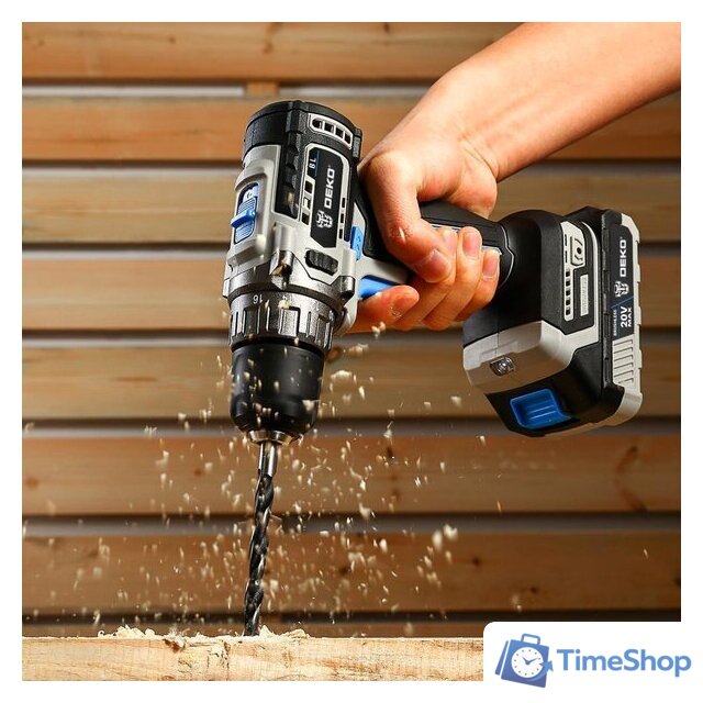 Дрель-шуруповерт Deko Sharker 063-4037 (с 1-им АКБ) - Изображение №5 — Интернет-магазин Time-Shop