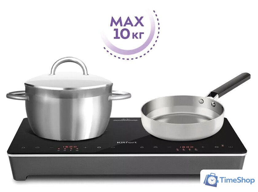 Настольная плита Kitfort KT-164 - Изображение №2 — Интернет-магазин Time-Shop
