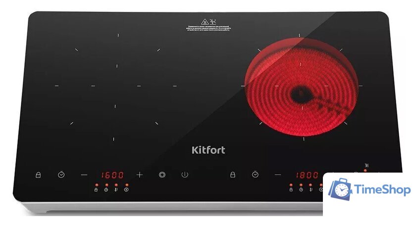 Настольная плита Kitfort KT-164 - Изображение №1 — Интернет-магазин Time-Shop