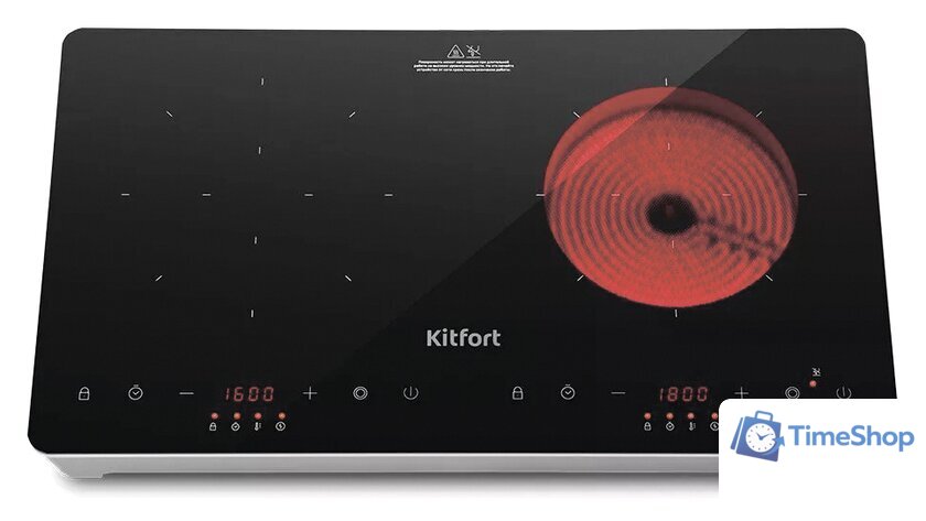 Настольная плита Kitfort KT-164 - Изображение №4 — Интернет-магазин Time-Shop