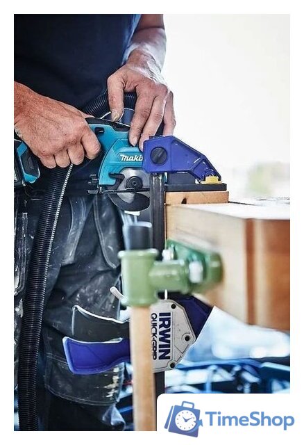 Дисковая (циркулярная) пила Makita HS301DSME (с 2-мя АКБ 4 Ah, кейс) - Изображение №4 — Интернет-магазин Time-Shop