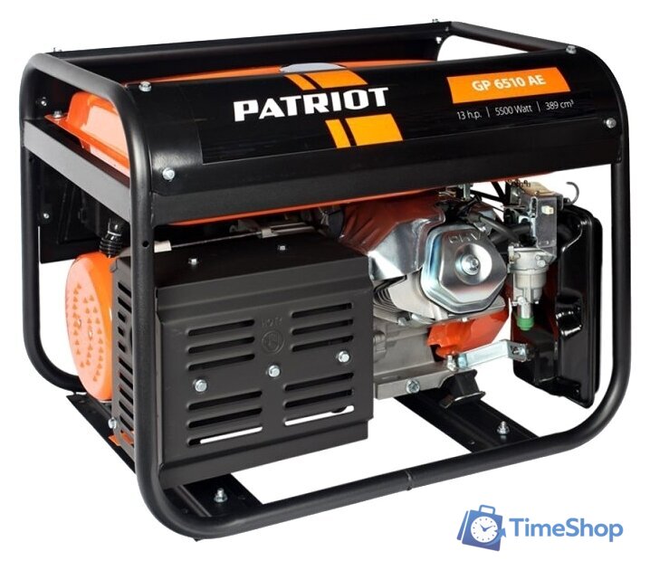 Бензиновый генератор Patriot GP 6510AE - Изображение №2 — Интернет-магазин Time-Shop