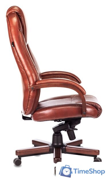 Офисное кресло Бюрократ T-9923WALNUT (светло-коричневый) - Изображение №3 — Интернет-магазин Time-Shop