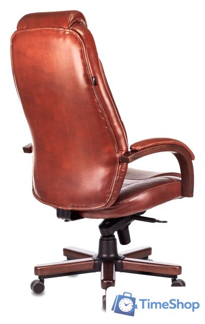Офисное кресло Бюрократ T-9923WALNUT (светло-коричневый) - Изображение №4 — Интернет-магазин Time-Shop