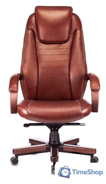 Офисное кресло Бюрократ T-9923WALNUT (светло-коричневый) - Изображение №2 — Интернет-магазин Time-Shop