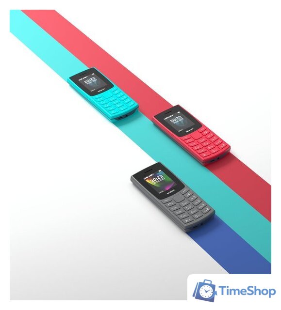 Кнопочный телефон Nokia 105 (2023) Dual SIM TA-1557 (бирюзовый) - Изображение №6 — Интернет-магазин Time-Shop