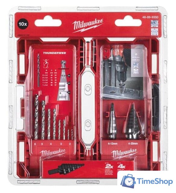 Набор сверл Milwaukee 48899350 (10 предметов) - Изображение №1 — Интернет-магазин Time-Shop