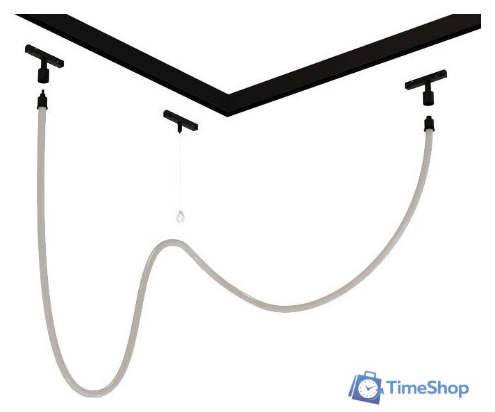Трековый светильник Arte Lamp Loop A4911PL-1BK - Изображение №2 — Интернет-магазин Time-Shop