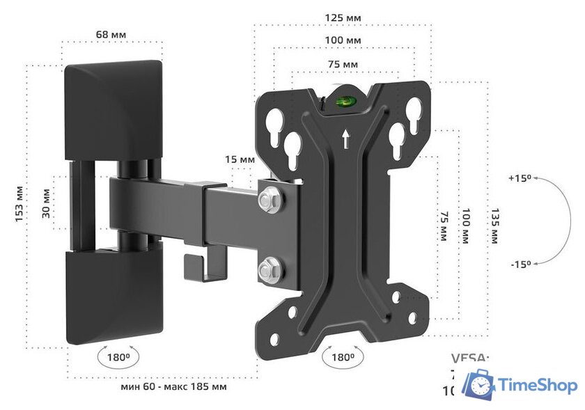 Кронштейн для телевизора Harper TVF-32 - Изображение №2 — Интернет-магазин Time-Shop
