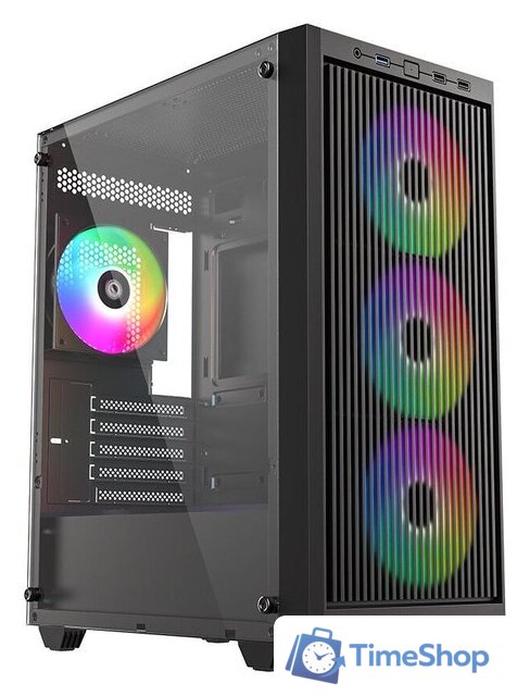Корпус ID-Cooling Ware 300 ARGB (черный) - Изображение №1 — Интернет-магазин Time-Shop