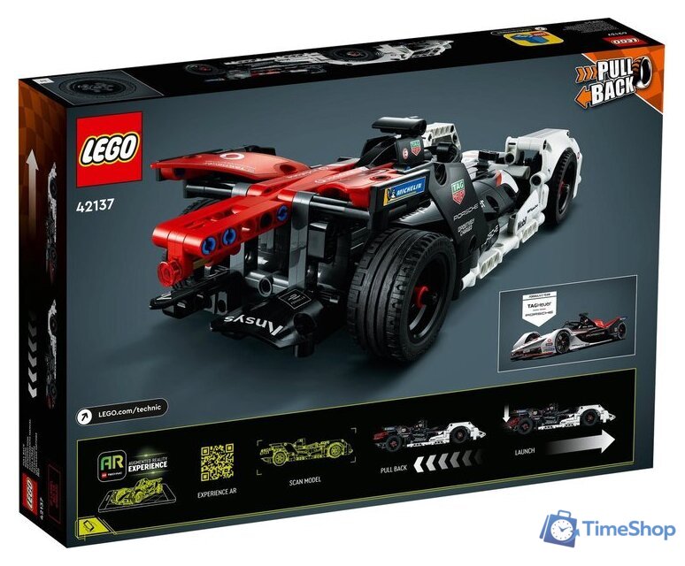 Конструктор LEGO Technic 42137 Formula E Porsche 99X Electric - Изображение №18 — Интернет-магазин Time-Shop