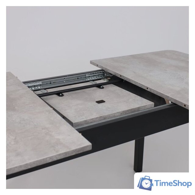 Кухонный стол Мамадома Tirk radial-110 раздвижной 110-142х70 (серый сланец/черный) - Изображение №20 — Интернет-магазин Time-Shop