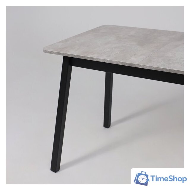 Кухонный стол Мамадома Tirk radial-110 раздвижной 110-142х70 (серый сланец/черный) - Изображение №18 — Интернет-магазин Time-Shop