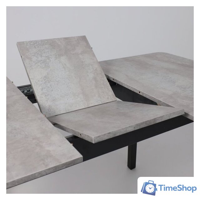 Кухонный стол Мамадома Tirk radial-110 раздвижной 110-142х70 (серый сланец/черный) - Изображение №23 — Интернет-магазин Time-Shop