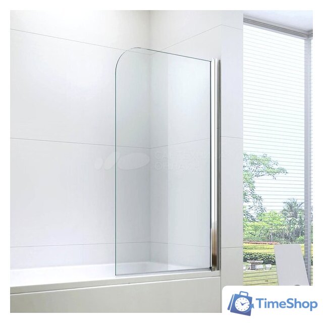 Стеклянная шторка для ванны Berges Wasserhaus River 065001 80х140 - Изображение №2 — Интернет-магазин Time-Shop