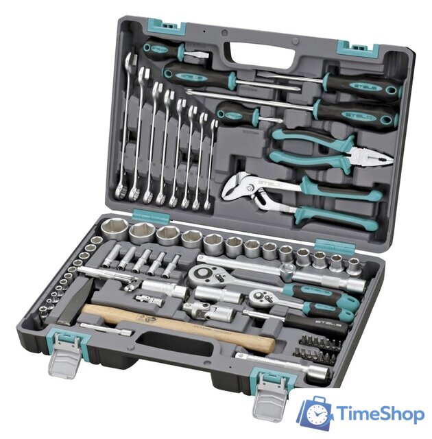 Универсальный набор инструментов Stels 14104 (76 предметов) - Изображение №1 — Интернет-магазин Time-Shop