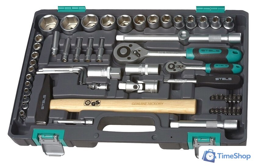 Универсальный набор инструментов Stels 14104 (76 предметов) - Изображение №4 — Интернет-магазин Time-Shop