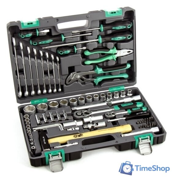 Универсальный набор инструментов Stels 14104 (76 предметов) - Изображение №2 — Интернет-магазин Time-Shop