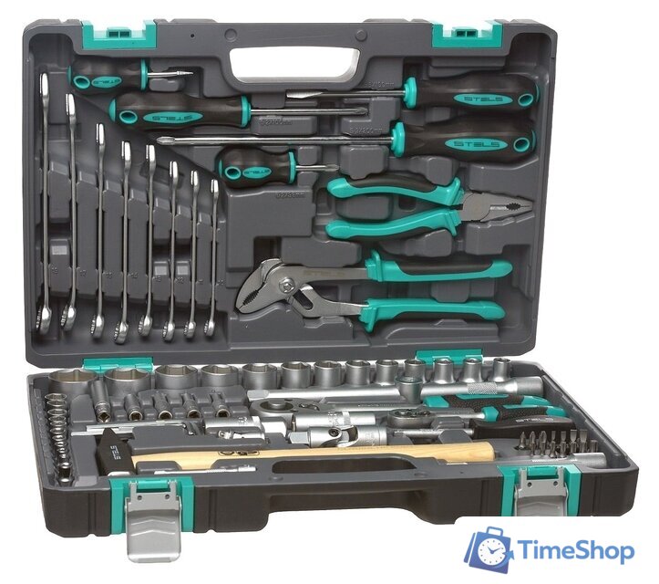 Универсальный набор инструментов Stels 14104 (76 предметов) - Изображение №3 — Интернет-магазин Time-Shop
