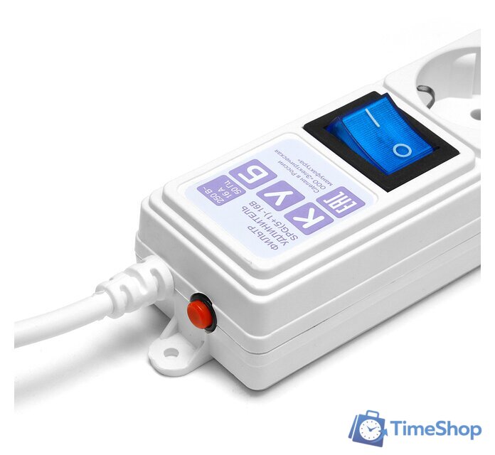 Сетевой фильтр Power Cube Куб SPG(5+1)-16B, 6 розеток, белый [SPG(5+1)-16B-0,5М] - Изображение №3 — Интернет-магазин Time-Shop