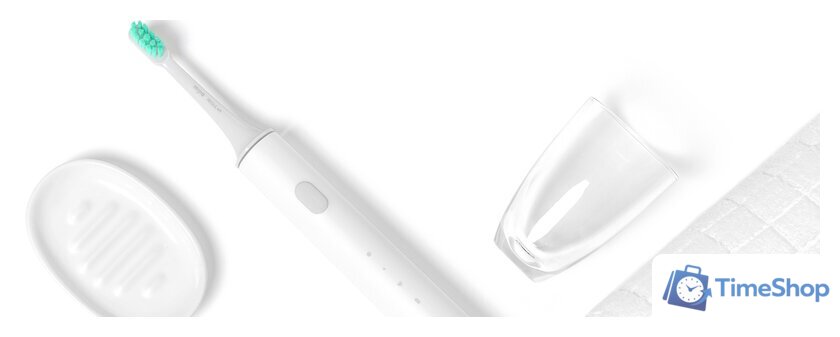 Электрическая зубная щетка Xiaomi Mi Electric Toothbrush DDYS01SKS (международная версия, белый) - Изображение №2 — Интернет-магазин Time-Shop