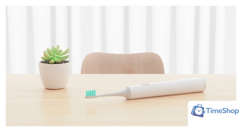 Электрическая зубная щетка Xiaomi Mi Electric Toothbrush DDYS01SKS (международная версия, белый) - Изображение №10 — Интернет-магазин Time-Shop