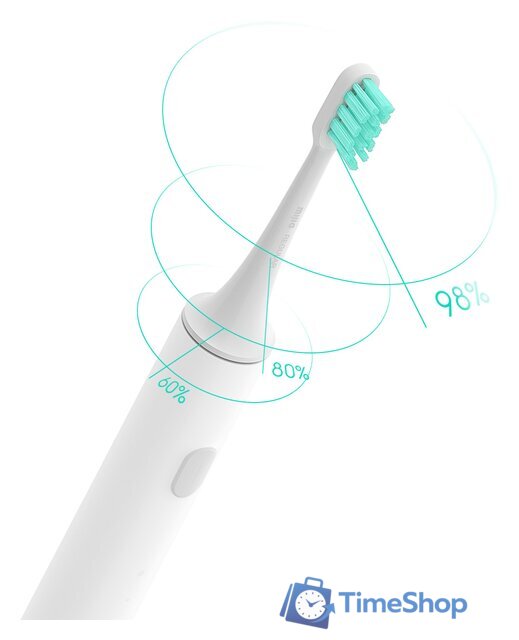 Электрическая зубная щетка Xiaomi Mi Electric Toothbrush DDYS01SKS (международная версия, белый) - Изображение №9 — Интернет-магазин Time-Shop