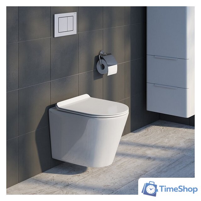 Унитаз подвесной IDDIS Calipso CALRDSEi25 - Изображение №6 — Интернет-магазин Time-Shop