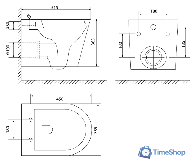 Унитаз подвесной IDDIS Calipso CALRDSEi25 - Изображение №7 — Интернет-магазин Time-Shop