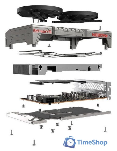 Видеокарта Sapphire Pulse Radeon RX 9060 XT 8GB 11350-05-20G - Изображение №6 — Интернет-магазин Time-Shop