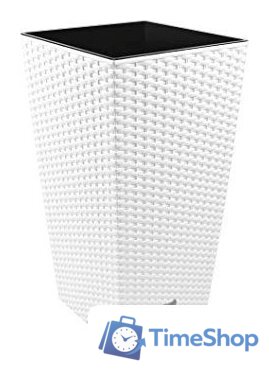Кашпо Prosperplast Rato Square DRTS400-S449 (белый) - Изображение №1 — Интернет-магазин Time-Shop