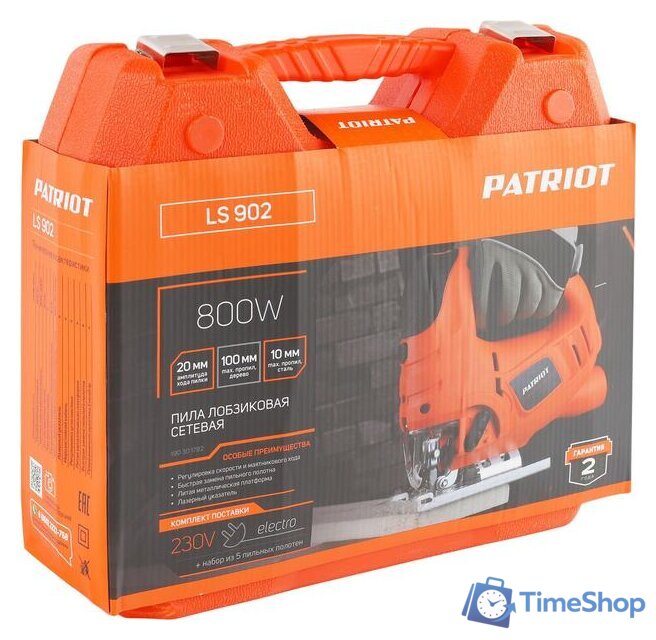 Электролобзик Patriot LS 902 - Изображение №11 — Интернет-магазин Time-Shop