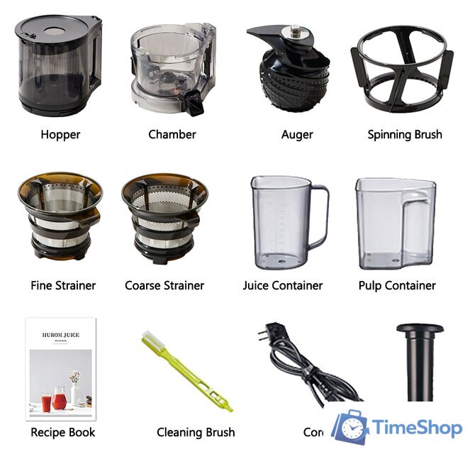 Соковыжималка Hurom H320N (белый) - Изображение №2 — Интернет-магазин Time-Shop