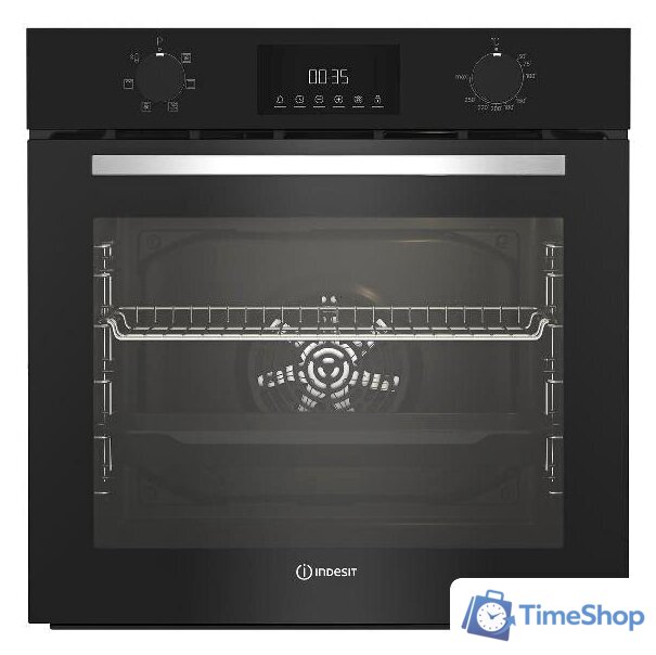 Электрический духовой шкаф Indesit IFE 3644 BL - Изображение №1 — Интернет-магазин Time-Shop