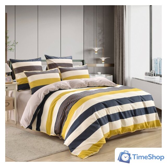 1.5-спальный комплект постельного белья Sofi De MarkO Батист 1.6 1.6-4830 - Изображение №3 — Интернет-магазин Time-Shop