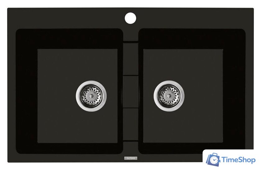 Кухонная мойка Oltens Gravan 72400300 (черный матовый) - Изображение №1 — Интернет-магазин Time-Shop