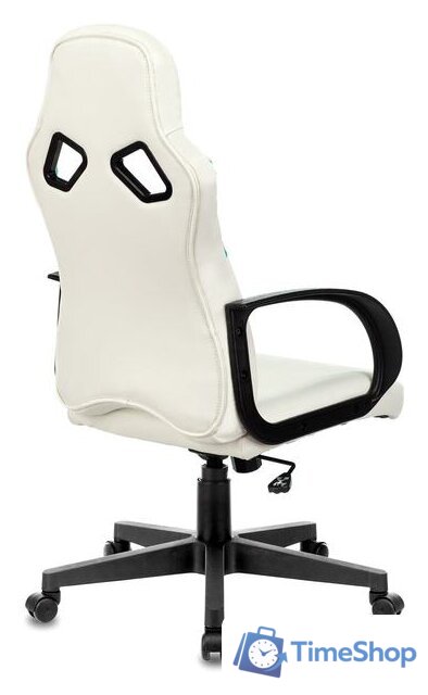 Игровое (геймерское) кресло Zombie Runner (белый/голубой) - Изображение №4 — Интернет-магазин Time-Shop