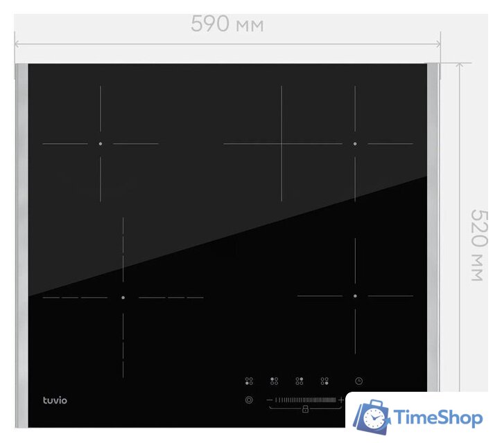 Варочная панель Tuvio HRS85NBB1 - Изображение №8 — Интернет-магазин Time-Shop