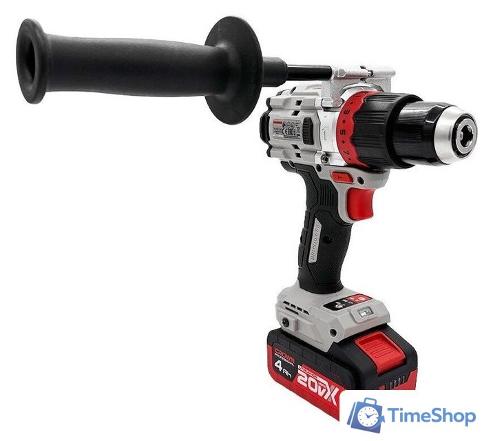 Ударная дрель-шуруповерт Crown CT21127HMX-4 BMC (с 2-мя АКБ, кейс) - Изображение №4 — Интернет-магазин Time-Shop
