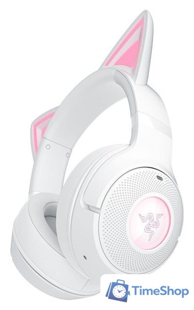 Наушники Razer Kraken Kitty V2 BT (белый) - Изображение №2 — Интернет-магазин Time-Shop