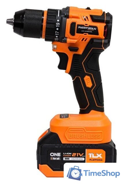 Дрель-шуруповерт Partisan AD-2180BL (с 2-мя АКБ, кейс) - Изображение №3 — Интернет-магазин Time-Shop